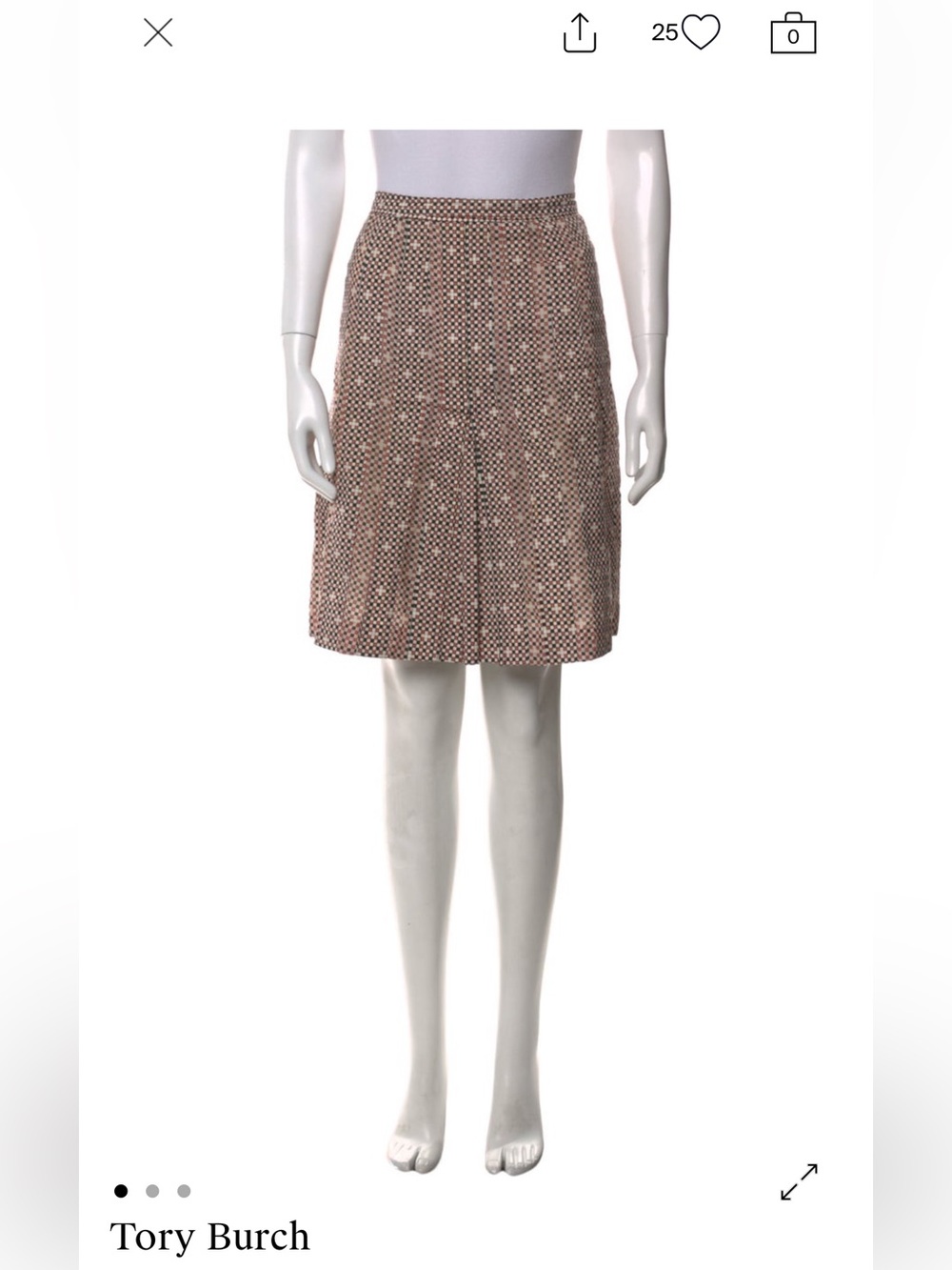 Tory Burch Printed Skirt // size 12